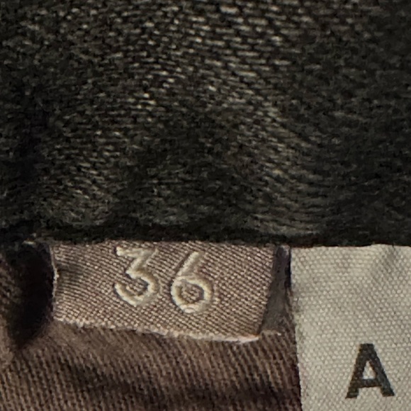 A-Frame (Stitchfix) Mens Charcoal Jeans Size 36 - Picture 10 of 10